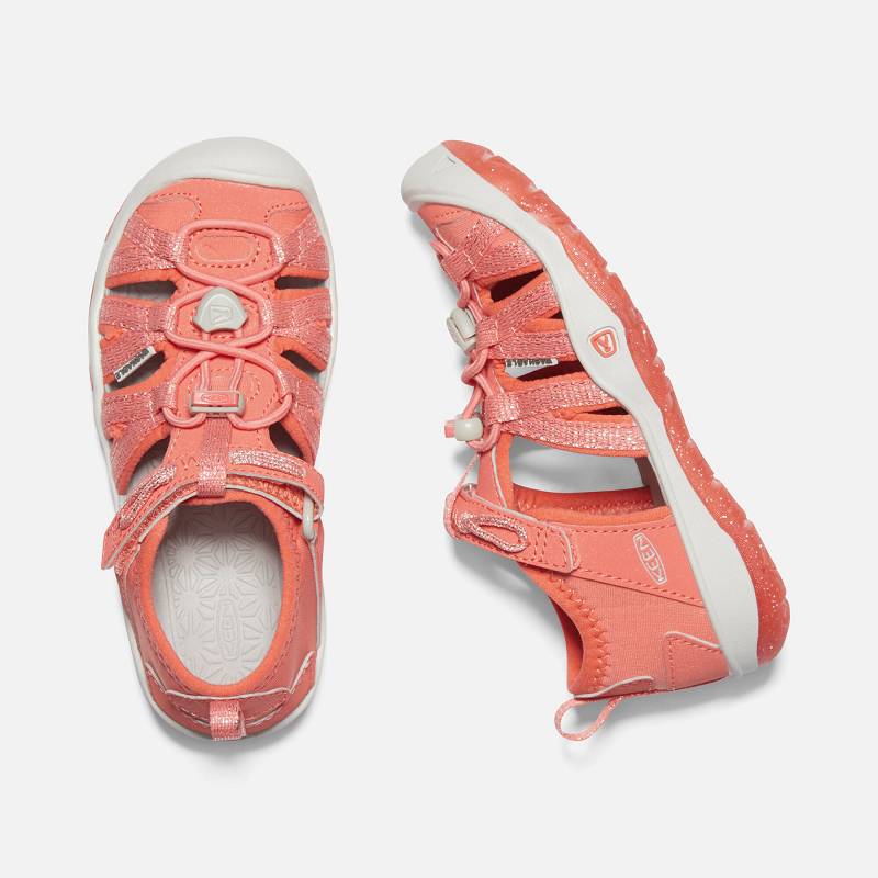 Keen Moxie Sandalen Kinder DE-96850 Coral/Vapor - Keen Kinderschuhe Koralle